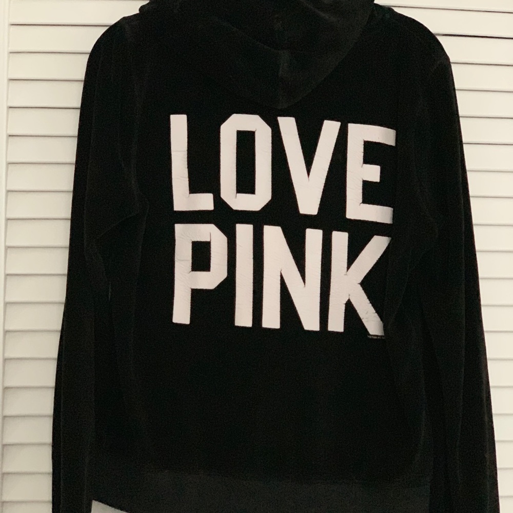 Black PINK zip up sweatshirt